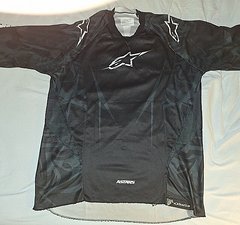 Alpinestars Trikot schwarz Tribal kurzarm L Reset Racing Astar