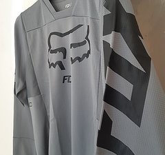 Fox Racing 180 Jersey Trikot langarm Gr. M grau