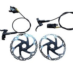 Shimano Saint Bremsen Set inkl. ICE Tech Scheiben 203mm Gebraucht