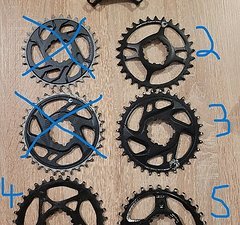 SRAM & Absolute Black Kettenblätter, diverse Größen und Offsets