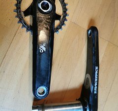Race Face Sixc Carbon Kurbel 68/73mm / 175mm inkl. 30T Kettenblatt