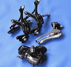 Campagnolo Super Record RS 2014 Teil-Gruppe (Schaltwerk, Umwerfer, Bremsen)