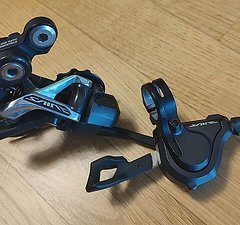 Shimano Saint 9-fach Schaltwerk mit Schalthebel