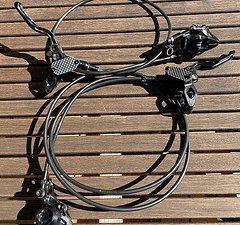 Hope Race X2 MTB Bremse Stealth Scheibenbremse Set V+H tuned