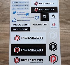 Polygon Bikes Bogen Aufkleber Sticker Decals