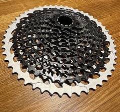 SRAM X01 Eagle Kassette 12-fach, XG-1295, 10-50 Zähne schwarz, grau