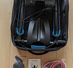 Tacx Boost Rollentrainer in Trainertasche