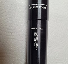 X-Fusion MANIC 150mm / 34,9 inkl. Remote Sattelstütze Vario NEU