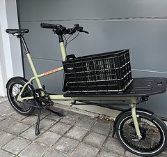 Yoonit Classic Cargobike Lastenrad NEU mit Job Carrier, Gates Carbon Drive