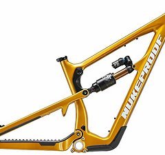 Nukeproof Mega 297 Carbon Rahmen - ohne Dämpfer - turmeric yellow - Größe L