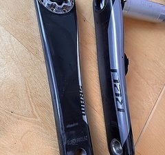 SRAM RED D1 Kurbel mit 4iiii Powermeter 175mm DUB