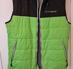 Platzangst Weste L schwarz / grün Skyrider Freeride Gilet neon