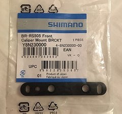 Shimano Flatmount Scheibenbremsadapter 160 mm | 140 mm Vorderrad NEU