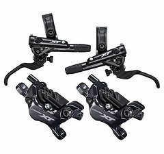 Shimano XT BL-M8100 BR-M8120 4-Kolben Disc Bremsenset Neu