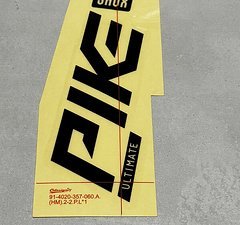 RockShox PIKE ULTIMATE GABEL AUFKLEBER DEACLS LINKS ORIG. NEU