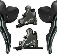 Shimano TIAGRA ST-4720/BR-4770 2x10-fach Scheibenbremsenset Neu