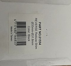 Reverse Components Reducer Shim Reduzieradapter von 35,0 mm Vorbauten mit 31,8 mm Lenkern