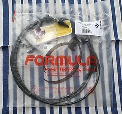 Formula Cura Bremsleitung 200 cm glossy black