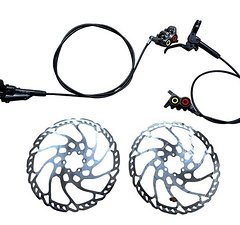 Shigura Magura MT7 X Shimano XT Bremsen Set inkl. 203mm Scheiben Gebraucht Ful