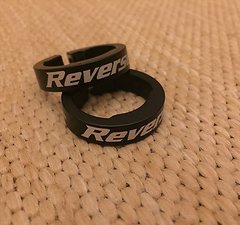 Reverse Components Lock On Klemmringe Alloy neu, schwarz