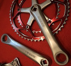 Shimano Dura Ace - Kurbel mit großen Pedalaugen