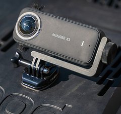 RAD Horizontal Adapter für Insta360 X3 und X2 passend auf GoPro Halter für bessere POV Aufnahmen