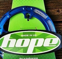 Hope Bashguard 104BCD 32z 34z blau, NEU