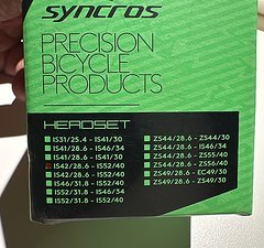 Syncros IS42/28,6 - IS52/40 black
