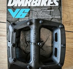 DMR V6 Flatpedal MTB Pedale Schwarz Neu