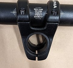Ride Alpha Lenker / Vorbau Set 760mm 35mm Vorbau 40mm