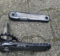 Shimano Biete xtr einfach Kurbel 9100 in 165mm zum Tausch gegen eine in 170mm