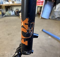 Santa Cruz Bicycles Tallboy C XXL frameset defect