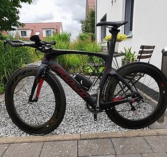 Fuji Norcom one.1 Zeitfahrrad - Di2 - Zipp 808 - 4iiii Power Meter