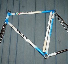 Concorde Astore Rennrad Rahmen Campagnolo Ausfallenden RH57 Columbus Cromor