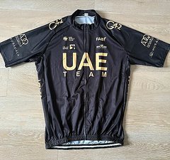 Uae Radtrikot kurz Trikot Shirt Gr. XL Radshirt schwarz gold NEU-werti