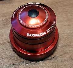Sixpack Racing Department 2in1 Steuersatz Red Neu