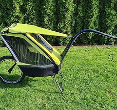 Tout Terrain Singletrailer mit 29 Zoll Deichsel und Zubehör