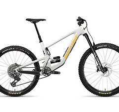 Santa Cruz Bicycles Bronson CC Sram X0 Transmission AXS Gloss Chalk White 2024 Größe: L