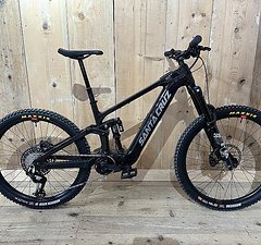 Santa Cruz Bicycles Bullit E90 / black und teal / L und XL