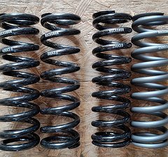 RockShox Stahlfeder 250lbs 300lbs 400lbs X 3", NEU!!