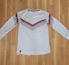 Loose Riders Womens C/S Jersey Chevron White