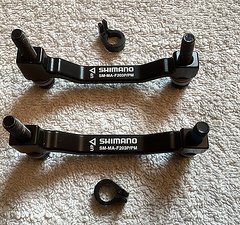 Shimano 2 Stück SHIMANO Bremsenadapter PM - PM +23 mm