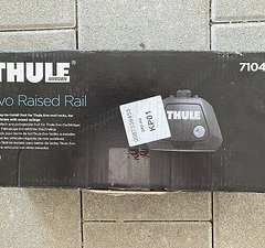 Thule 7104 EVO RAISED RAIL FUSSSÄTZE FÜR DACHTRÄGER OFFENE RELING