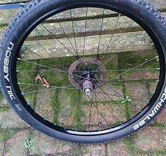 Extralite Hinterrad, schwarz, gebraucht, ZTR Race Felge, 26"