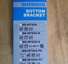 Shimano BB-MT800-PA