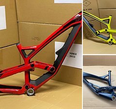 YT Industries Tues CF AL S M Downhill Freeride Rahmen NEU Garantie