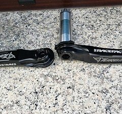 Race Face Turbine CINCH 136 black MTB Kurbel  Crankset New!