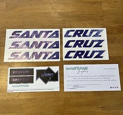 Invisiframe Decals für Santa Cruz Bronson V4.1 - Cosmic Nebula - NEU