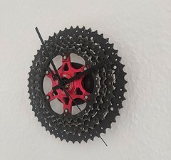 Soulriderart Wanduhr MTB Kasette | Perfektes Geschenk oder Deko für Radfahrer