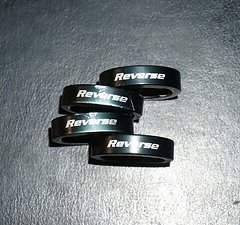 Reverse Components Lock on Ringe 4 Stück schwarz